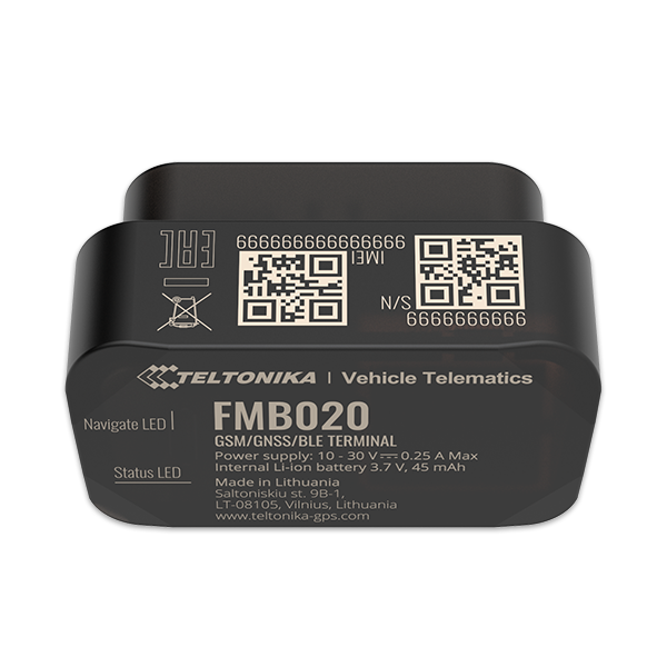 TELTONIKA FMB020 TRACKER OBD